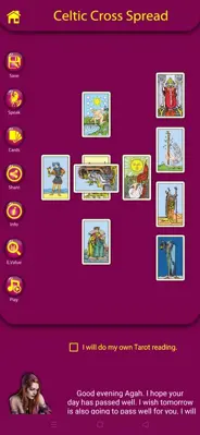 Mysterious Tarot android App screenshot 3